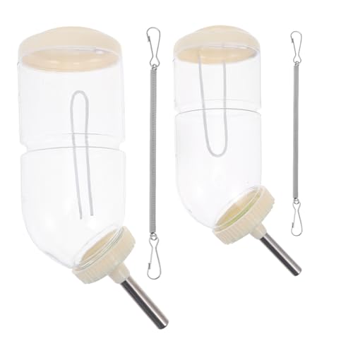 Housoutil 2st Kaninchentrinker Tierwasserflasche Haustierkäfigtrinker Kauspender Trinkset Für Hunde Hasen-wasserflasche Hundefutter Universal- Wasserkocher Rostfreier Stahl Housoutil 2st Kaninchentrinker Tierwasserflasche Haustierkäfigtrinker Kauspender Trinkset Für Hunde Hasen-wasserflasche Hundefutter Universal- Wasserkocher Rostfreier Stahl von Housoutil