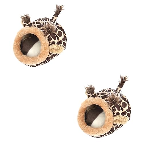 Housoutil 2stücke Mini Warm Sleep Kleintierbett Giraffe Design Für Hamster Mäuse Igel Nager s Weiche Kuschelhöhle Gemütliche Schlafmatte Für Käfig Und Reisen Housoutil 2stücke Mini Warm Sleep Kleintierbett Giraffe Design Für Hamster Mäuse Igel Nager s Weiche Kuschelhöhle Gemütliche Schlafmatte Für Käfig Und Reisen von Housoutil