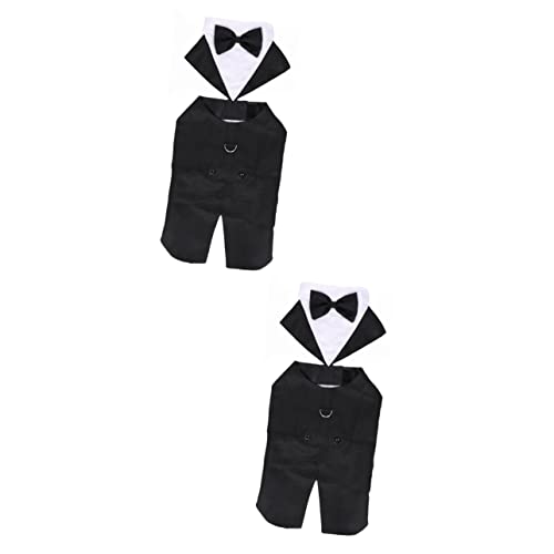 Housoutil 2St Smoking für Haustiere Hund formelles Outfit Hundekleidung Hemd Kleidung Haustierparty Hemden Haustierkleidung Haustieranzug der Hund Verwandlungs-Outfit Baby Baumwolle Weiß Housoutil 2St Smoking für Haustiere Hund formelles Outfit Hundekleidung Hemd Kleidung Haustierparty Hemden Haustierkleidung Haustieranzug der Hund Verwandlungs-Outfit Baby Baumwolle Weiß von Housoutil