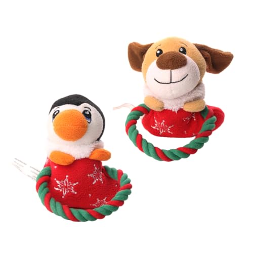 Housoutil 2St Plüschtier Plüsch-Haustier-Hundespielzeug Flauschige Kuscheltiere Kauspielzeug für Hunde Spielzeuge Hundebedarf Geräuschspielzeug Bissfest Hundebiss Housoutil 2St Plüschtier Plüsch-Haustier-Hundespielzeug Flauschige Kuscheltiere Kauspielzeug für Hunde Spielzeuge Hundebedarf Geräuschspielzeug Bissfest Hundebiss von Housoutil
