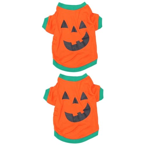 Housoutil 2st Halloween-Shirts Halloween-Katzen-hundeweste Orangefarbenes Hemd Hundekleidung Aquarium Buddha Groß Kleidung Für Haustier Halloween- Kostüm Kürbis Hund Katze Housoutil 2st Halloween-Shirts Halloween-Katzen-hundeweste Orangefarbenes Hemd Hundekleidung Aquarium Buddha Groß Kleidung Für Haustier Halloween- Kostüm Kürbis Hund Katze von Housoutil