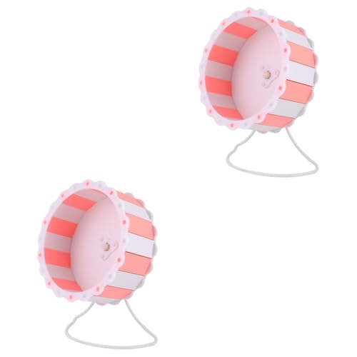 Housoutil 2 Stücke Laufrad Spielzeug Für Hamster Kunststoff Pet Übung Rad Ultra-Silent Design Für Spaß von Housoutil