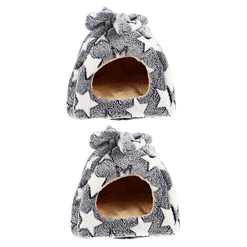Housoutil 2 Stücke Hamster Meerschweinchen Verstecken Ort Haustier Versorgung Flauschigen Kabine Housoutil 2 Stücke Hamster Meerschweinchen Verstecken Ort Haustier Versorgung Flauschigen Kabine von Housoutil
