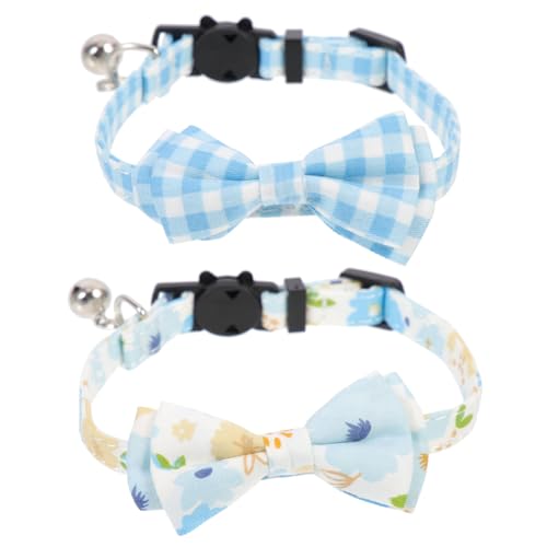Housoutil Schickes Katzenhalsband-Set mit Kariertem Design 2-teilig Kätzchenhalsbänder für Partys Weihnachten Geburtstage Housoutil Schickes Katzenhalsband-Set mit Kariertem Design 2-teilig Kätzchenhalsbänder für Partys Weihnachten Geburtstage von Housoutil