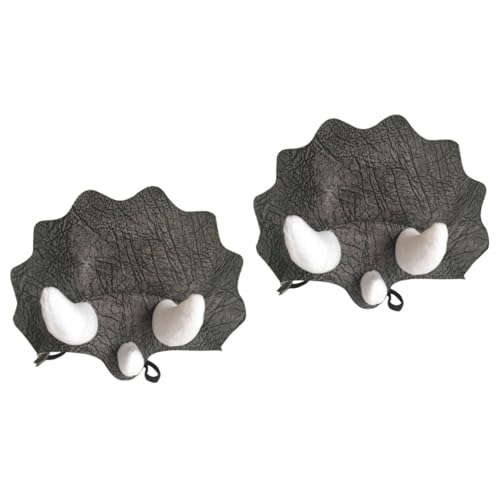 Housoutil 2stücke Pet Cosplay Hut Triceratops Für Hunde Verstellbare Kopfbedeckung Kostüm Für Haustiere Zu Halloween Hundeshows Und Karnevals Bequemes Design Leicht Anpassbar Und Housoutil 2stücke Pet Cosplay Hut Triceratops Für Hunde Verstellbare Kopfbedeckung Kostüm Für Haustiere Zu Halloween Hundeshows Und Karnevals Bequemes Design Leicht Anpassbar Und von Housoutil