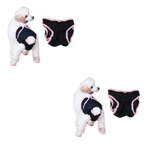 Housoutil 2St Hundewindel für Hündinnen Hundewindel für Inkontinenz weibliche hundehose Hunde-Hosenträger Haustier Physiologische Hosen Menstruationshose von Housoutil