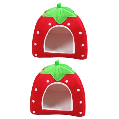 Housoutil 2st Kaninchen-baumwollnest Kätzchen Warmes Bett Winterkaninchenhaus Hamsterversteck Kaninchenbett Warmes Vogelhaus Meerschweinchen Versteck Stoff Warm Halten Kleines Haustier Housoutil 2st Kaninchen-baumwollnest Kätzchen Warmes Bett Winterkaninchenhaus Hamsterversteck Kaninchenbett Warmes Vogelhaus Meerschweinchen Versteck Stoff Warm Halten Kleines Haustier von Housoutil