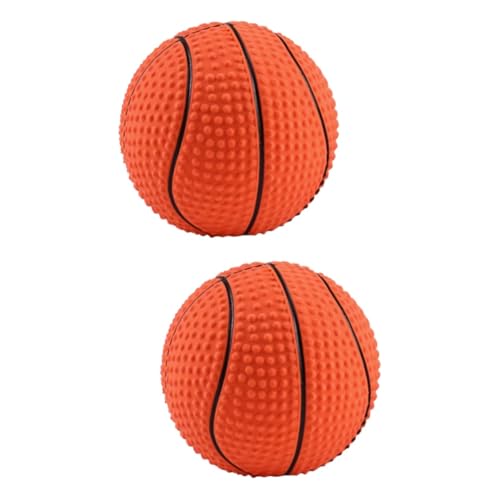 Housoutil 2stücke Hundespielzeug Basketballform Aus Interaktives Kauspielzeug Für Hunde Mit Quietscher Für Welpen Zahnpflege Fördert Spielvergnügen Und Beschäftigung Für Drinnen Und von Housoutil