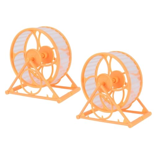 Housoutil 2er-Pack Stummes Hamsterrad Übungsspielzeug für Zwerghamster Rennmaus Chinchilla Meerschweinchen Rad für Haustiere Housoutil 2er-Pack Stummes Hamsterrad Übungsspielzeug für Zwerghamster Rennmaus Chinchilla Meerschweinchen Rad für Haustiere von Housoutil