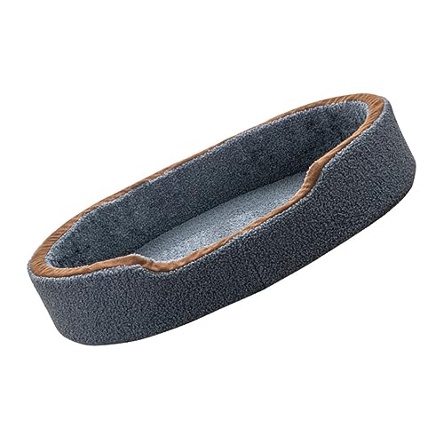 Housoutil 2St Schwamm Zwinger haustierbett Hundebetten Hundehütte drinnen Welpenbett hundebett Matte Nestkissen für Haustiere Herbst und Winter Schlafkissen schmücken Katzenbett -Fleece von Housoutil