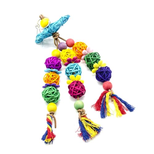 Housoutil 2 Stück Papagei Spielzeug Hängen Schaukel Rattan Vogel Beißen Spielzeug Sicher Haustier Spielzeug für Nymphensittiche Sittiche Housoutil 2 Stück Papagei Spielzeug Hängen Schaukel Rattan Vogel Beißen Spielzeug Sicher Haustier Spielzeug für Nymphensittiche Sittiche von Housoutil