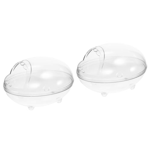 Housoutil 2st Staubdichte Hamsterwanne Hamsterbad Meerschweinchen Toilette Einstreu Für Hamster Kunststoffwannen Kleine Plastikbehälter Behälter Mit Deckel Hamstersand Badebox Haustier Housoutil 2st Staubdichte Hamsterwanne Hamsterbad Meerschweinchen Toilette Einstreu Für Hamster Kunststoffwannen Kleine Plastikbehälter Behälter Mit Deckel Hamstersand Badebox Haustier von Housoutil