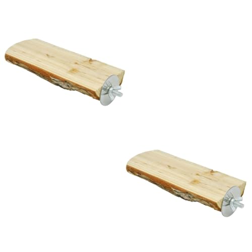 Housoutil 2 Stücke Papagei Grapevine Stand Rack Bord Plattform Spielzeug Vogelkäfig Sitzstangen Für Käfig 15cm Vogel Stand Rack Für Nymphensittiche Sittiche Papageien von Housoutil