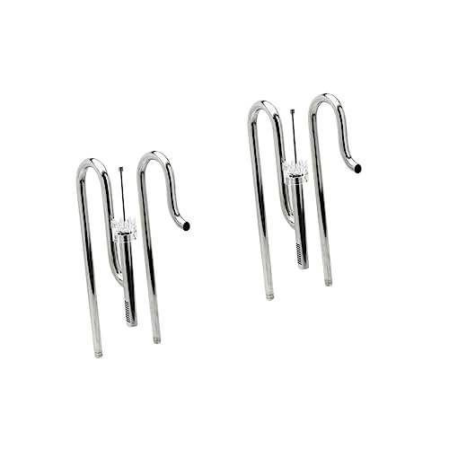 Housoutil 2 Stücke Fisch Tank Wasser Einlass Outlet 16mm Edelstahl Rohr Set Öl Entfernen Für Aquarium Reinigung von Housoutil