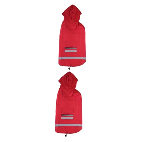 Housoutil 2st Schneemantel Für Haustiere Im Freien Poncho-Regenmantel Regenjacke Hund Regenjacke Für Haustiere Regenmantel Hund Roter Regenmantel Haustierwelpe Kleidung Großer Hund Housoutil 2st Schneemantel Für Haustiere Im Freien Poncho-Regenmantel Regenjacke Hund Regenjacke Für Haustiere Regenmantel Hund Roter Regenmantel Haustierwelpe Kleidung Großer Hund von Housoutil