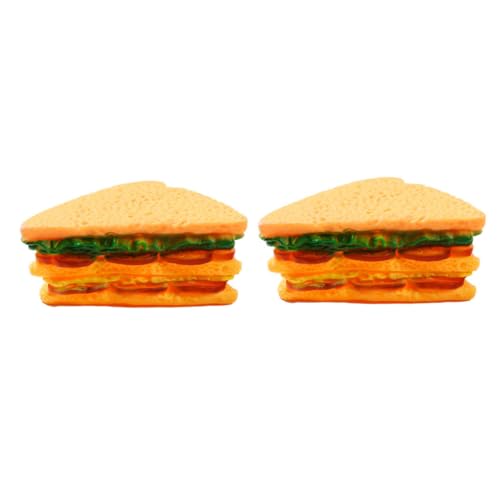 Housoutil 2stücke Hundespielzeug Quietschendes Sandwich Kauspielzeug Für Kleine Hunde Sicheres Material Zur Zahnpflege Training Von Kaubedürfnissen Für Zuhause Und Unterwegs von Housoutil