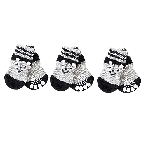 Housoutil Hundesocken Für - Warme rutschfeste Haustiersocken Booties Für Hunde 3er-Pack Haustierstrümpfe Housoutil Hundesocken Für - Warme rutschfeste Haustiersocken Booties Für Hunde 3er-Pack Haustierstrümpfe von Housoutil