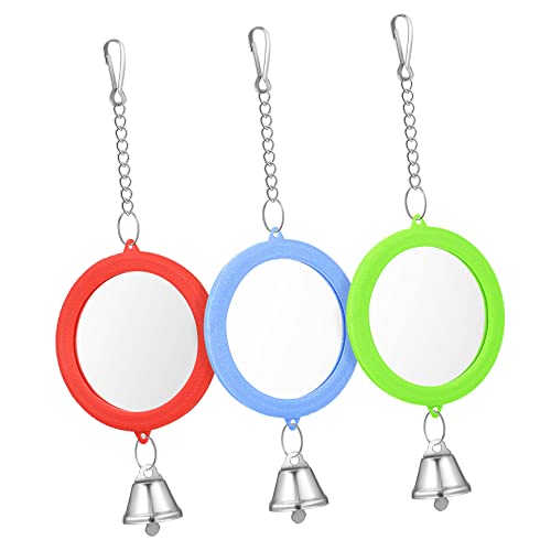 Housoutil 3 STK Doppelseitiger Spielzeugspiegel Vogelkäfig Vogelspiegel für Käfig Spiegel im Papageienkäfig Spielzeuge Vogel Fütterer Vogelspielzeug für Sittiche der Vogel Housoutil 3 STK Doppelseitiger Spielzeugspiegel Vogelkäfig Vogelspiegel für Käfig Spiegel im Papageienkäfig Spielzeuge Vogel Fütterer Vogelspielzeug für Sittiche der Vogel von Housoutil