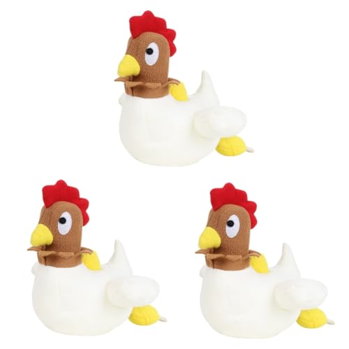 Housoutil 3 STK Henne Eier Spielzeug Dog chew Toy hundekauspielzeuge Plüschtier Haustier verstecktes Futterspielzeug schnüffeln riechen Hund Spielzeug Küken Zubringer Hähnchen Polarfleece Housoutil 3 STK Henne Eier Spielzeug Dog chew Toy hundekauspielzeuge Plüschtier Haustier verstecktes Futterspielzeug schnüffeln riechen Hund Spielzeug Küken Zubringer Hähnchen Polarfleece von Housoutil