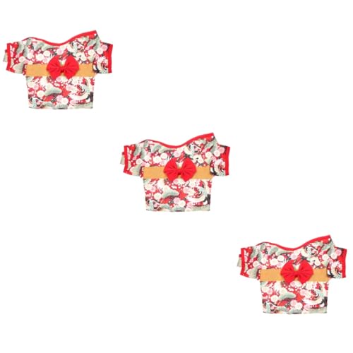 Housoutil 3-teiliges Haustier-bekleidungsset Für Hunde Und Katzen Im Japanischen Stil Kimono Für Fotografie Und Alltag von Housoutil