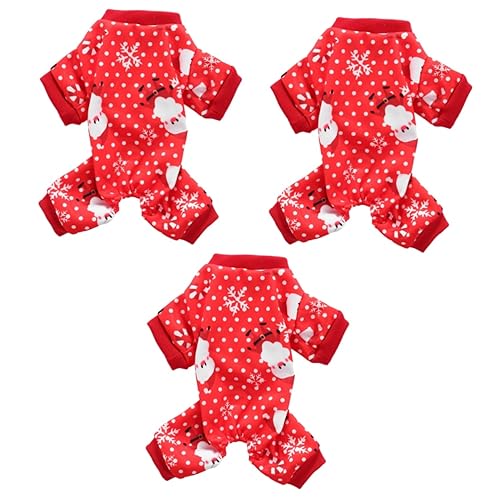 Housoutil 3 STK Pullover Tank Winterwarmer Rollkragenpullover Für Hunde Weihnachtsfeiertagshundehaustier-Shirts Weihnachtshaustier Weihnachtskleidung Für Hunde Persönlichkeit Haustier-Outfit Housoutil 3 STK Pullover Tank Winterwarmer Rollkragenpullover Für Hunde Weihnachtsfeiertagshundehaustier-Shirts Weihnachtshaustier Weihnachtskleidung Für Hunde Persönlichkeit Haustier-Outfit von Housoutil