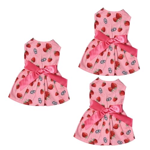 Housoutil 3 STK Tank-Top-Bluse Sommerrock Sommerkleid kurz Sommer-Outfit Sommeroutfits Wassermelonenkleid ärmelloser Welpenrock Haustier Hund Bowknot Rock Krawatte Hundekleidung Pullover Housoutil 3 STK Tank-Top-Bluse Sommerrock Sommerkleid kurz Sommer-Outfit Sommeroutfits Wassermelonenkleid ärmelloser Welpenrock Haustier Hund Bowknot Rock Krawatte Hundekleidung Pullover von Housoutil