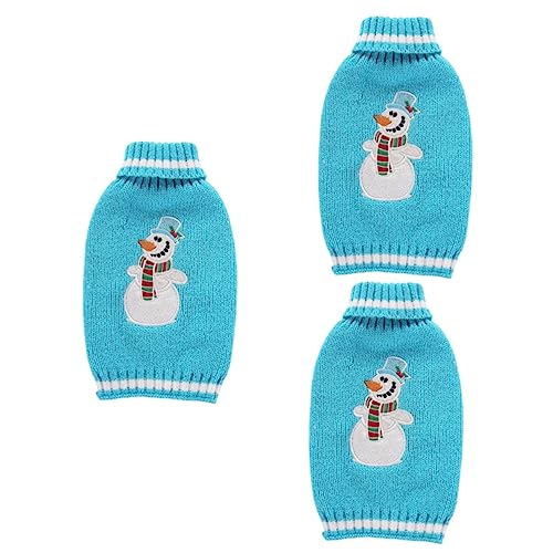 Housoutil 3 STK Katze warme Kleidung kleine Hundepullover hundewarme Strickwaren Katze Winterstrick Weihnachtspullover Kleider Haustier-Partykostü Haustierkleidung niedlich Sweatshirt Housoutil 3 STK Katze warme Kleidung kleine Hundepullover hundewarme Strickwaren Katze Winterstrick Weihnachtspullover Kleider Haustier-Partykostü Haustierkleidung niedlich Sweatshirt von Housoutil