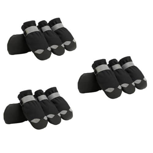 Housoutil 3 Sets Haustier-Schneestiefel Hunde-Schneestiefel - rutschfest Für Outdoor-aktivitäten Housoutil 3 Sets Haustier-Schneestiefel Hunde-Schneestiefel - rutschfest Für Outdoor-aktivitäten von Housoutil