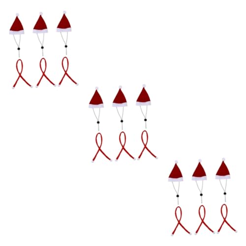 Housoutil 3 Sätze Mini-Weihnachtsmütze Zubehör für Katzenkostüme Miniatur-Weihnachtsmütze weihnachtsdeko Schal Kappen Weihnachtsmütze für kleine Haustiere Puppe Weihnachtszubehör Baby Hut Housoutil 3 Sätze Mini-Weihnachtsmütze Zubehör für Katzenkostüme Miniatur-Weihnachtsmütze weihnachtsdeko Schal Kappen Weihnachtsmütze für kleine Haustiere Puppe Weihnachtszubehör Baby Hut von Housoutil