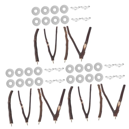 Housoutil 3 Sets Robuste Konstruktion Feine Verarbeitung Dauerhafte Holz Sitzstange Set Papagei Gebäude Spielzeug Vogel Sitzstange Housoutil 3 Sets Robuste Konstruktion Feine Verarbeitung Dauerhafte Holz Sitzstange Set Papagei Gebäude Spielzeug Vogel Sitzstange von Housoutil