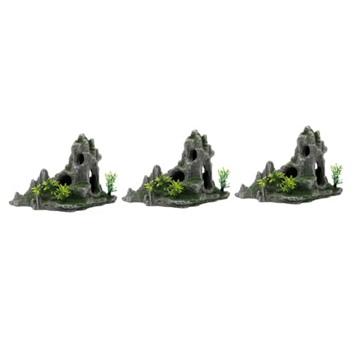 Housoutil 3 Stücke Fisch Tank Berg Landschaft Decor Ornamente Harz Fisch Tank Dekorationen Realistische Housoutil 3 Stücke Fisch Tank Berg Landschaft Decor Ornamente Harz Fisch Tank Dekorationen Realistische von Housoutil