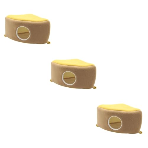 Housoutil 3 Stücke Hamster Bett Haustier Hängen Hängematte Nest Kuchen Form Nest Bett Meerschweinchen Nest Haustier Hängen Bett Komfortable Wohnraum von Housoutil