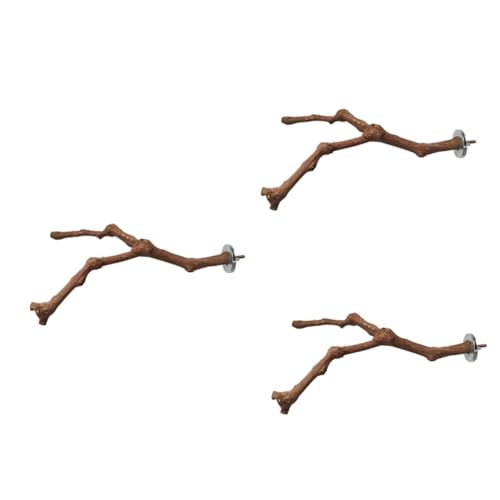 Housoutil 3 Stücke Vogelkäfig Zubehör Holz Papagei Training Bar Haustier Vogel Spielzeug Stehen Bar Spielzeug Natürliche Textur Dauerhafte Housoutil 3 Stücke Vogelkäfig Zubehör Holz Papagei Training Bar Haustier Vogel Spielzeug Stehen Bar Spielzeug Natürliche Textur Dauerhafte von Housoutil