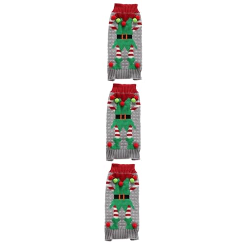 Housoutil 3st Weihnachtsoutfit Für Hunde Hundepullover Fallen Hundepullover Für Große Hunde Weihnachtskleidung Für Hunde Hundeweihnachtspullover Katzenpullover Haustier Plüschkugel Clown Housoutil 3st Weihnachtsoutfit Für Hunde Hundepullover Fallen Hundepullover Für Große Hunde Weihnachtskleidung Für Hunde Hundeweihnachtspullover Katzenpullover Haustier Plüschkugel Clown von Housoutil