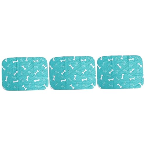 Housoutil 3St wasserdichte Haustiermatte XL hundepipipads waschbare Hundepipimatte Hündchen-PIPI-Pads für drinnen pet pinkelmatte Pet Pee Pads Wasser aufnehmen Hund PIPI Pad Indoor-Matte von Housoutil