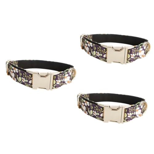 Housoutil Zubehör Für Hundewelpen 3 Teiliges Halsband Kleidung Fliege Haustier Outfit Bedruckt von Housoutil