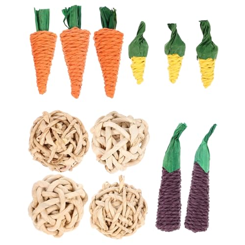Housoutil 36 STK Kaninchen Spielzeug Kaninchenspielzeug Meerschweinchen Kauspielzeug Beißspielzeug Spielset aus Holz Hasenspielzeug Hasenbiss Spielzeug Häschen Backenzahn Spielzeug Karotte Housoutil 36 STK Kaninchen Spielzeug Kaninchenspielzeug Meerschweinchen Kauspielzeug Beißspielzeug Spielset aus Holz Hasenspielzeug Hasenbiss Spielzeug Häschen Backenzahn Spielzeug Karotte von Housoutil
