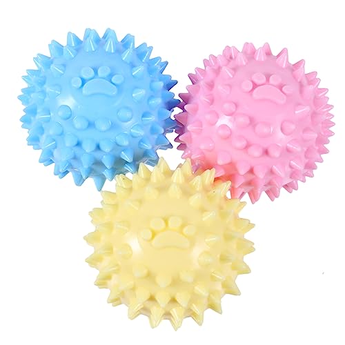 Housoutil 3st Ball Zur Zahnreinigung Hund Kauspielzeug Welpen-Puzzle Welpenzahnspielzeug Zahnreinigungsspielzeug Für Haustiere Dogman-Spielzeug Kauen TPR Zahnkugel Housoutil 3st Ball Zur Zahnreinigung Hund Kauspielzeug Welpen-Puzzle Welpenzahnspielzeug Zahnreinigungsspielzeug Für Haustiere Dogman-Spielzeug Kauen TPR Zahnkugel von Housoutil