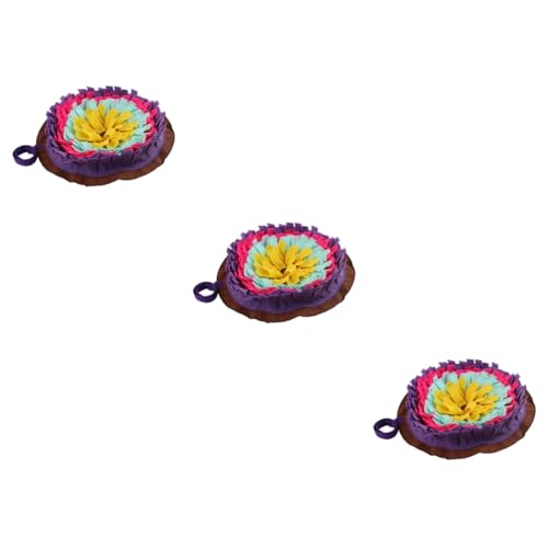 Housoutil 3st Spielzeug Violett Haustier Arbeit von Housoutil