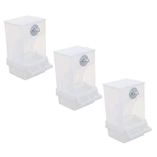 Housoutil 3 Stücke Automatische Vogel Feeder Box Mit Acryl Vogel Lebensmittel Container Papagei & Vogel Feeder von Housoutil