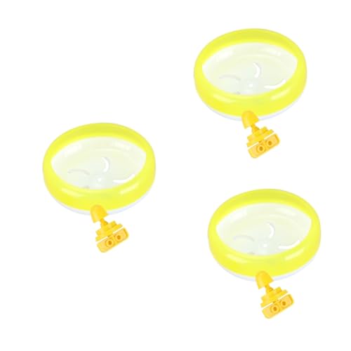 Housoutil 3 Stücke 18cm Haustier Laufrad Für Hamster Übung Rad Mit Pet Jogging Rad Gelb Housoutil 3 Stücke 18cm Haustier Laufrad Für Hamster Übung Rad Mit Pet Jogging Rad Gelb von Housoutil