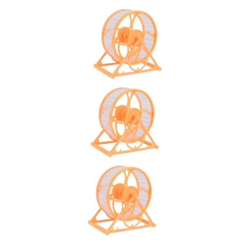 Housoutil 3St Hamster 11-Zoll-Hamster Hamster Sportrad Spielzeug Spielzeuge Haustier-Jogging-Übungsspielzeug Hamsterrad Spielzeug Joggen Übungsrad Laufband Scrollrad Fitness Laufrad von Housoutil
