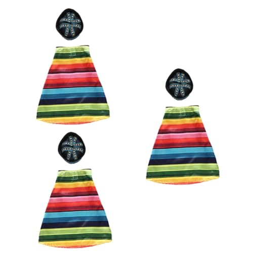 Housoutil 3stücke Stripes Hundemantel Und Weihnachtskleidung Set Lustiges Halloween Kostüm Für Haustiere Geeignet Für Kleine Bis Große Hunde Aus Weichem Für Festlichkeiten Und Housoutil 3stücke Stripes Hundemantel Und Weihnachtskleidung Set Lustiges Halloween Kostüm Für Haustiere Geeignet Für Kleine Bis Große Hunde Aus Weichem Für Festlichkeiten Und von Housoutil