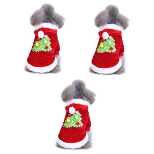 Housoutil 3St Welpenkleidung Party-Hundetuch Weihnachtshundekostü Kätzchen-Outfit Weihnachtsmann-Kostü Kleider Hund Weihnachtstuch Haustierkleidung Elch Verwandlungs-Outfit Hundekleidung Housoutil 3St Welpenkleidung Party-Hundetuch Weihnachtshundekostü Kätzchen-Outfit Weihnachtsmann-Kostü Kleider Hund Weihnachtstuch Haustierkleidung Elch Verwandlungs-Outfit Hundekleidung von Housoutil