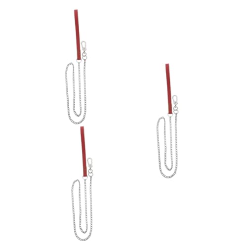 Housoutil 3St Hundeleine laufende Leine Welpenleine Gehleine keilriemen Haustierkette aus Edelstahl Metallleine für Hunde schwer Haustierzubehör Kettenblatt Leinen Leder rot Housoutil 3St Hundeleine laufende Leine Welpenleine Gehleine keilriemen Haustierkette aus Edelstahl Metallleine für Hunde schwer Haustierzubehör Kettenblatt Leinen Leder rot von Housoutil