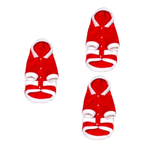 Housoutil 3St weihnachtlicher hundepyjama Halloweenkostü Hundemäntel für den Winter Weihnachtsmann-Kostü Kleider Kleidung Hundekostüme Hundekostü mit Kapuze Haustier Verwandlungs-Outfit Housoutil 3St weihnachtlicher hundepyjama Halloweenkostü Hundemäntel für den Winter Weihnachtsmann-Kostü Kleider Kleidung Hundekostüme Hundekostü mit Kapuze Haustier Verwandlungs-Outfit von Housoutil