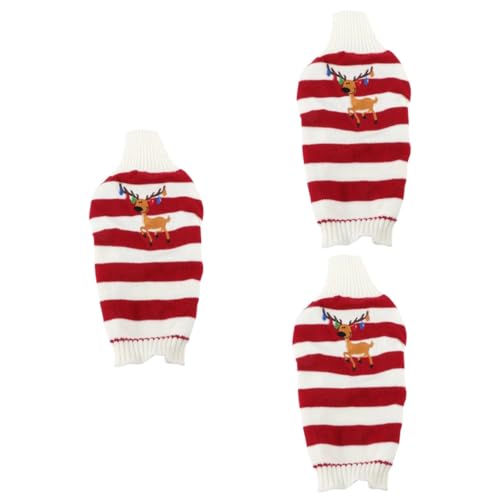 Housoutil 3St Weihnachtspullover Weihnachtshundepullover Kleid für ädchen kleine Hunde-Outfits Welpen-Outfits Feiertags-Hundepullover Kleidung Kleider Kleiner Hundepullover Haustier Mantel Housoutil 3St Weihnachtspullover Weihnachtshundepullover Kleid für ädchen kleine Hunde-Outfits Welpen-Outfits Feiertags-Hundepullover Kleidung Kleider Kleiner Hundepullover Haustier Mantel von Housoutil