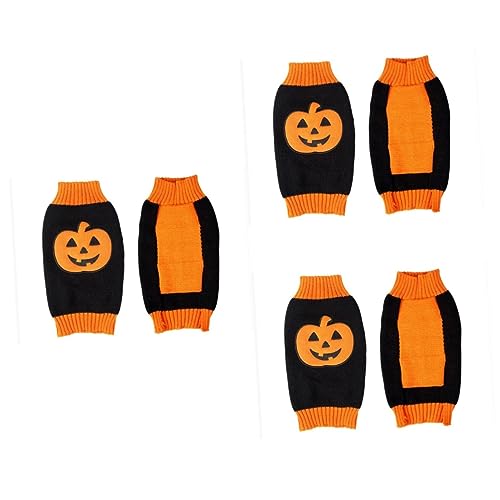 Housoutil 3st Halloweenkostüm Kleiner Hundepullover Halloween-Kleidung Hundepullover Für Kleine Hunde Kostüm Für Halloween Halloween-dekor Kürbis Lustige Dekorationen Haustier Hündchen von Housoutil