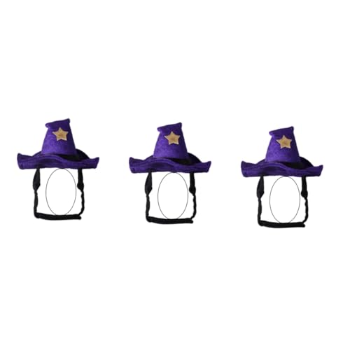 Housoutil 3St Maskerade Hexenhut Katzenkostüme für Katzen Halloween-Kostüme für Katzen Hexenkostüm Katze Kleidung Hüte Party-Hexenhut Hexen Hut Europäisch und amerikanisch die Violett Housoutil 3St Maskerade Hexenhut Katzenkostüme für Katzen Halloween-Kostüme für Katzen Hexenkostüm Katze Kleidung Hüte Party-Hexenhut Hexen Hut Europäisch und amerikanisch die Violett von Housoutil