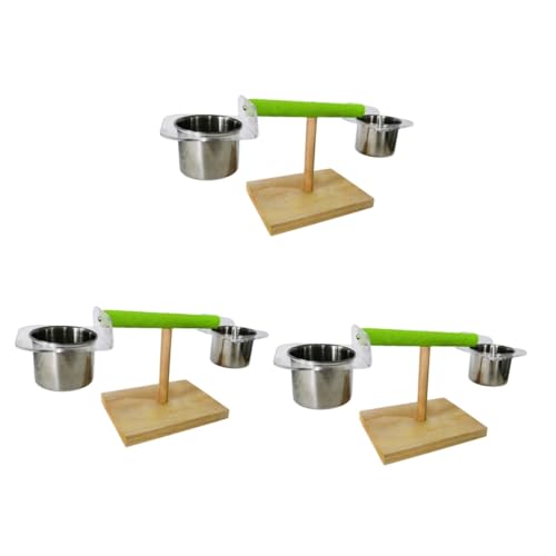 Housoutil 3St Spielzeug Papagei holzspielzeug Wooden Toys papageienspielzeug Bird Toys Vogelspielzeug Papageienständer Trainingsstand für Haustiere Langen Vogelregal Hölzern Housoutil 3St Spielzeug Papagei holzspielzeug Wooden Toys papageienspielzeug Bird Toys Vogelspielzeug Papageienständer Trainingsstand für Haustiere Langen Vogelregal Hölzern von Housoutil
